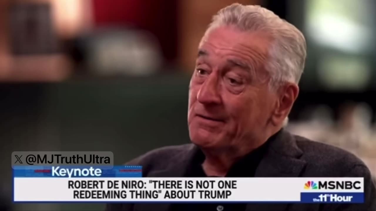 Robert De Niro Compares Donald Trump to Hitler — it will be Dangerous if he Becomes President