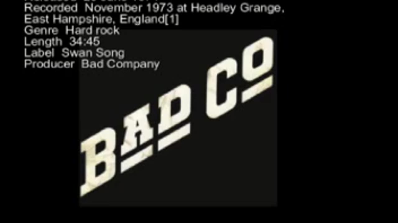 BAD COMPANY- BAD CO FULL - 1973