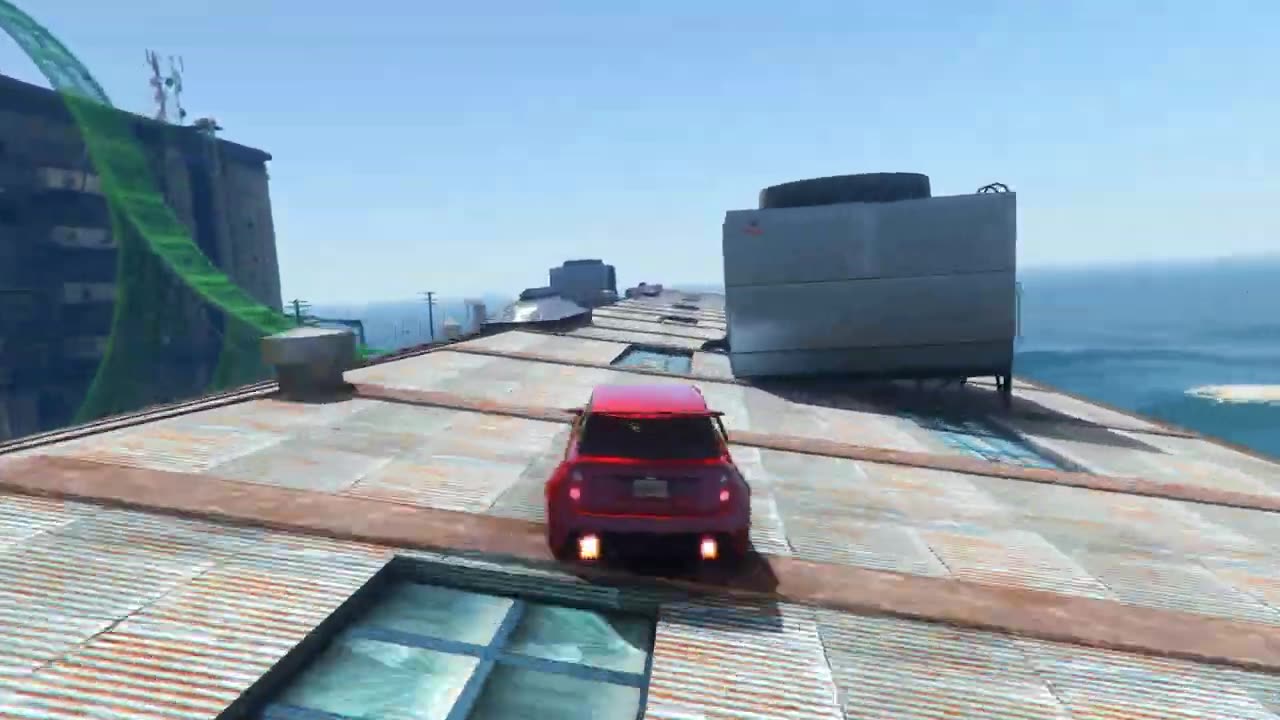 GTA 5 PARKOUR STUNT RACE