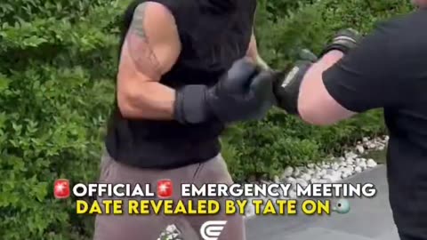 🚨EMERGENCY MEETING🚨 Date Revealed by Tate on 🐦 (First After Jail Release)