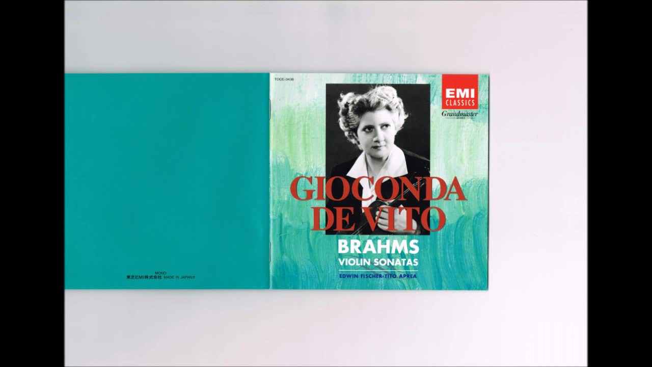 Brahms - Violin Sonata No.3 De Vito Fischer