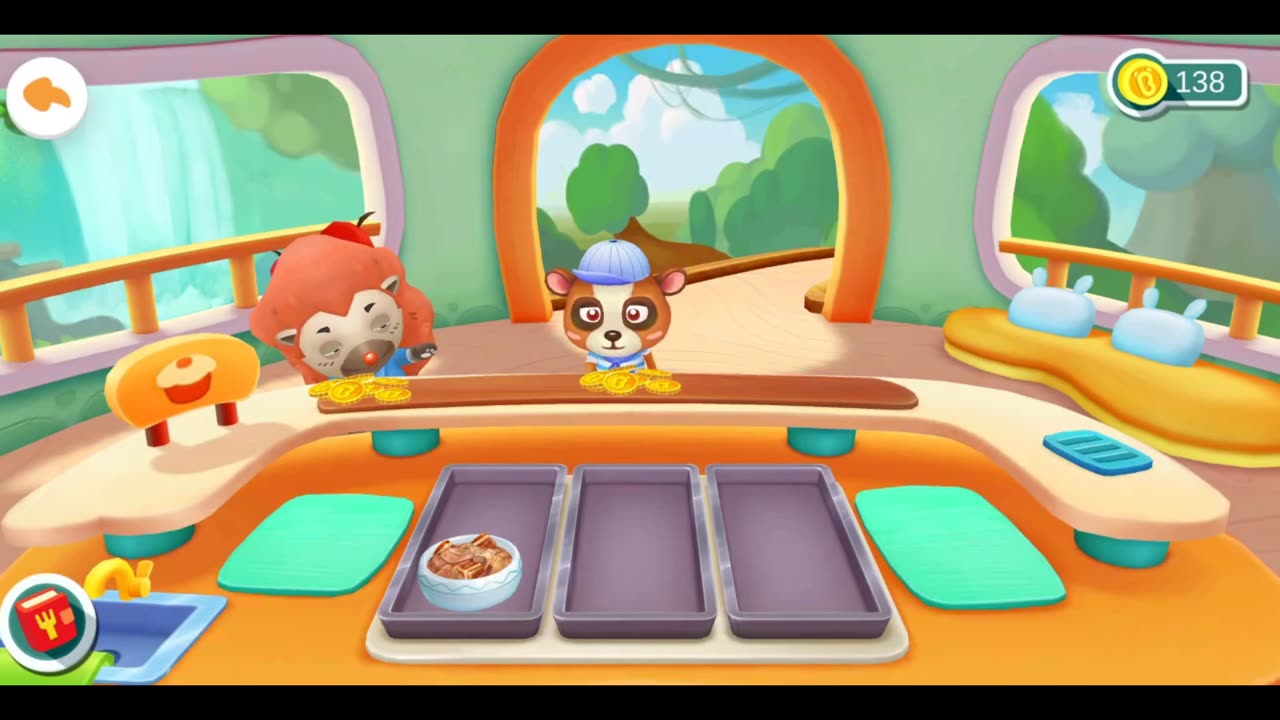 kiki and miumiu new adventure Little Chef. kebab simulator Walkthrough #babybus #gameplay