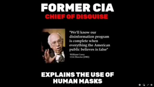 Let's talk CIA human mask