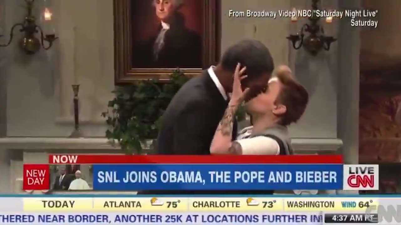 Old SNL Skit of Obama Kissing Justin Bieber