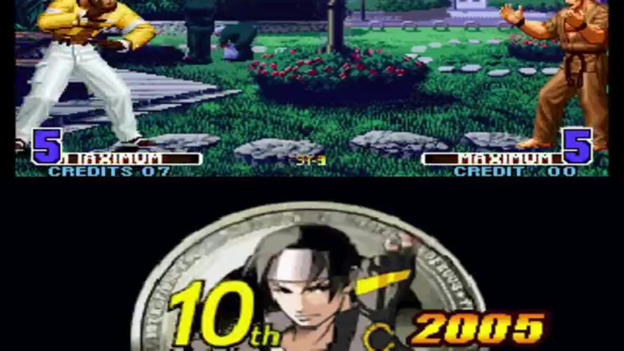 Yashiro vs Takumaš„(kof 2005 unique)