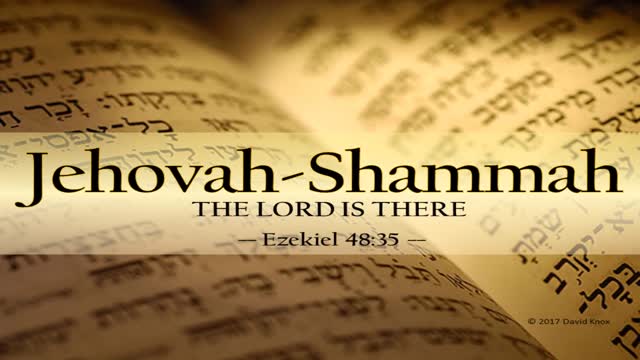 Exploring the nature of God- Names of our God