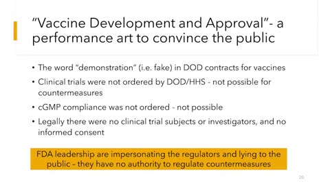 COVID-19 Countermeasures - Evidence of Intent to Harm