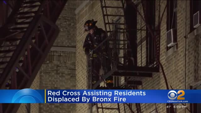 Red Cross assisting residents displaced by Bronx fire