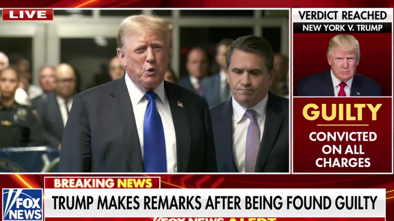 BREAKING: PRESIDENT TRUMP RESPONDS TO GUILTY VERDICTS IN RIGGED LAWFARE CASE!