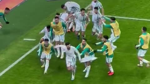 هدف محيوص في مباراة الجزائر و كوت ديفوار