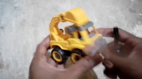 kids moment toy car construction excavator