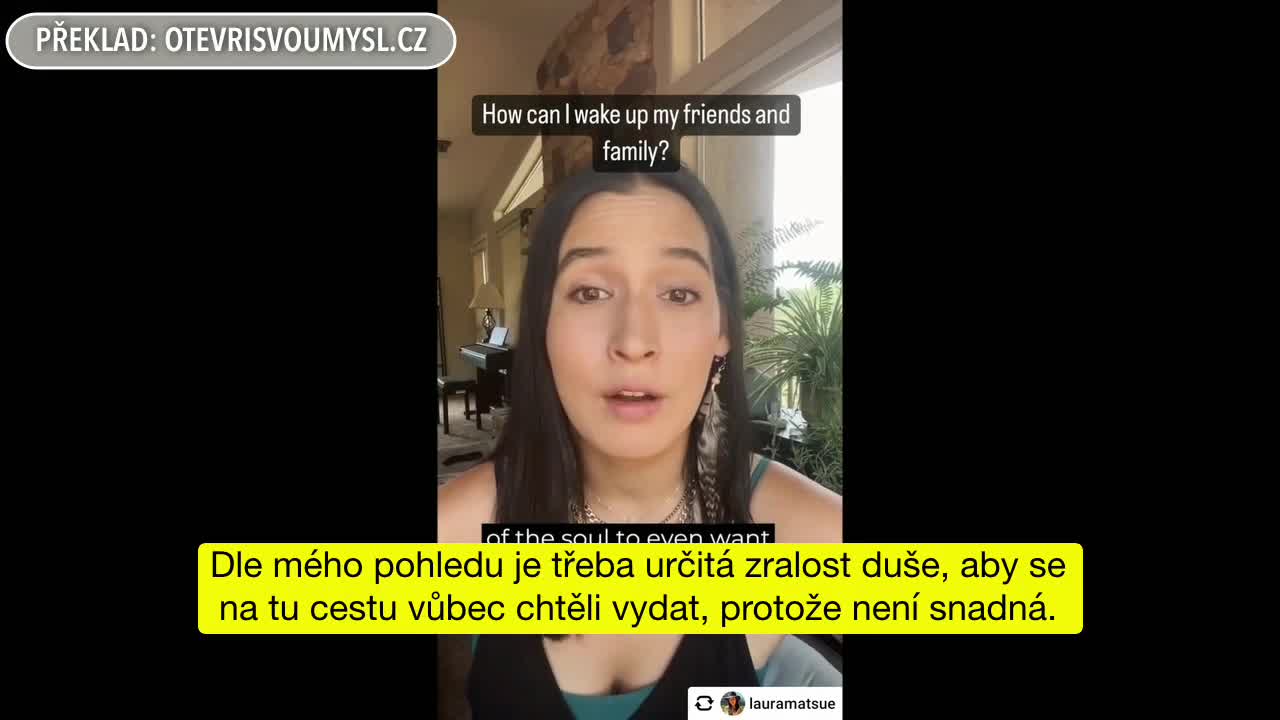 Jak probudit své přátele a rodinu, aby si uvědomili, co se děje? (CZ TITULKY)