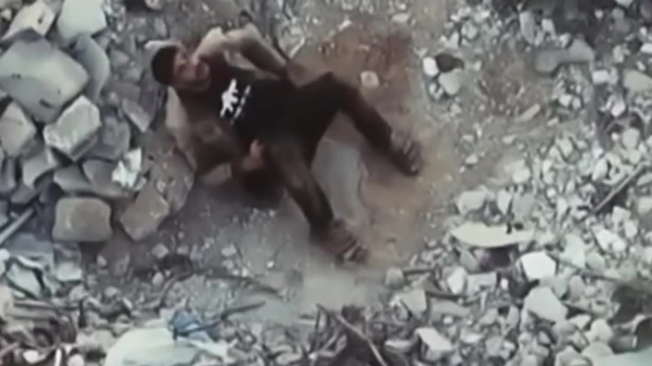 Tragic Footage: Israeli Drone Strikes Wounded Man Calling for Help in Gaza City