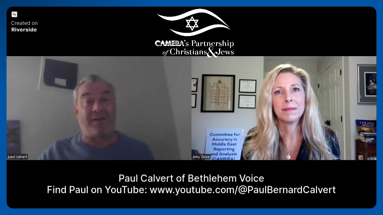 2 Dec. 2024 Paul Calvert of Bethlehem Voice Provides First-Hand Account of life in Bethlehem.