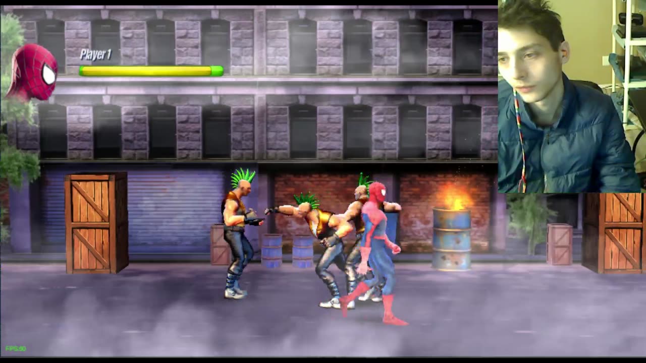 Spider-Man Spider Hero Street Fight Video Game Level 3 Walkthrough Gameplay