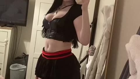 she is a goth tgirl