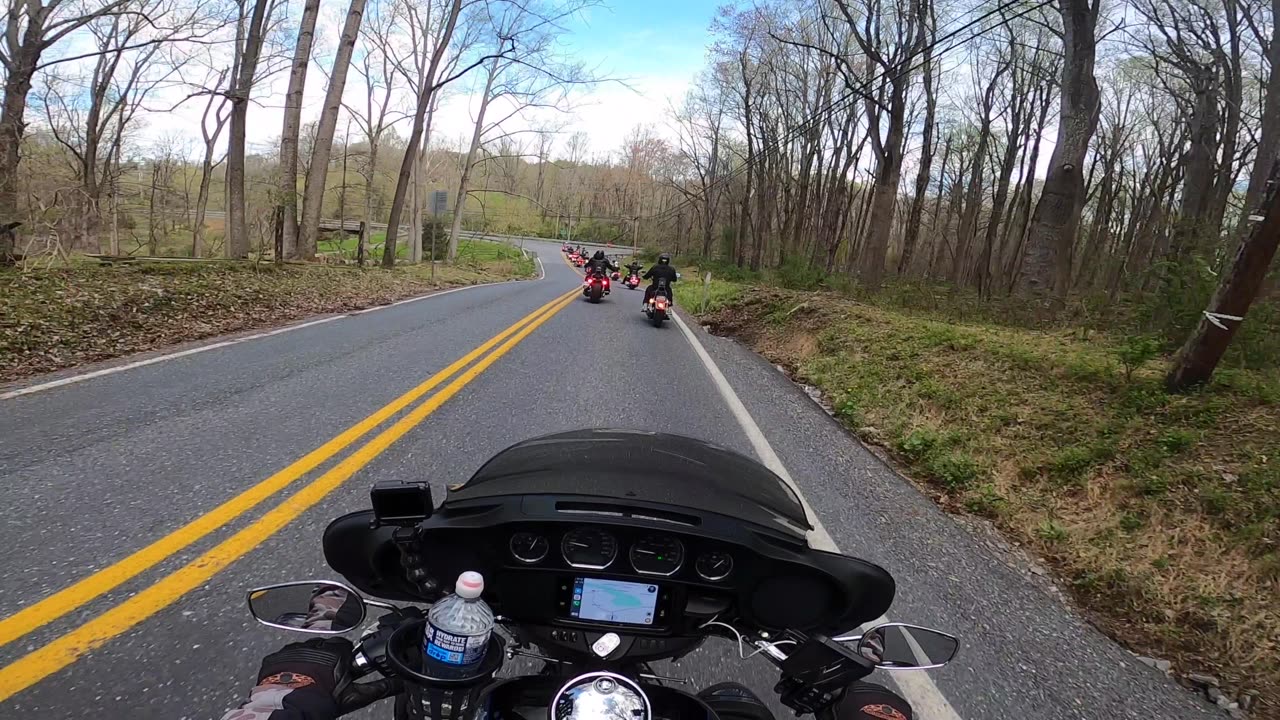 Last Part of the Old Glory HD Open Ride to Biden Dam