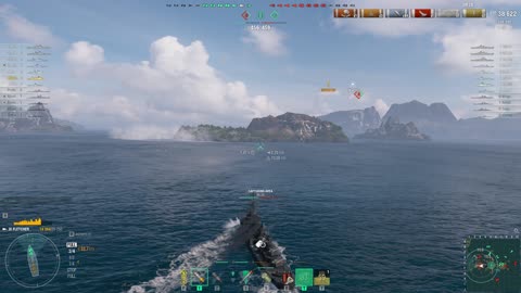 World of Warships in the Fletcher