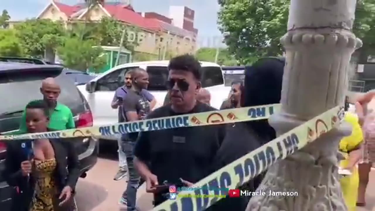 AKA's Father Tony Forbes & Brother Pays Visit To Durban Crime Scene & Lay flowers on AKA Death Spot😭