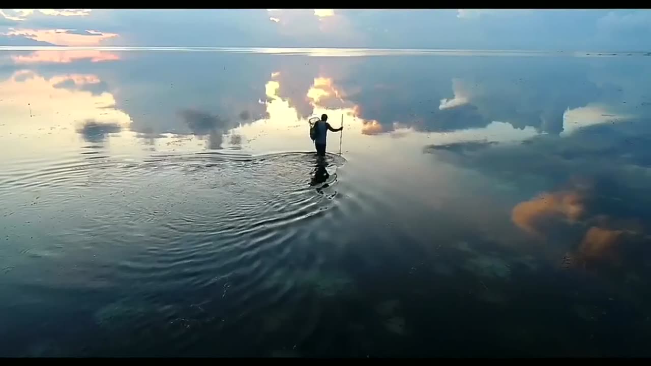 Dusk at the seaside