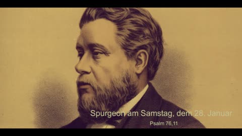 Spurgeon am Samstag, dem 28. Januar