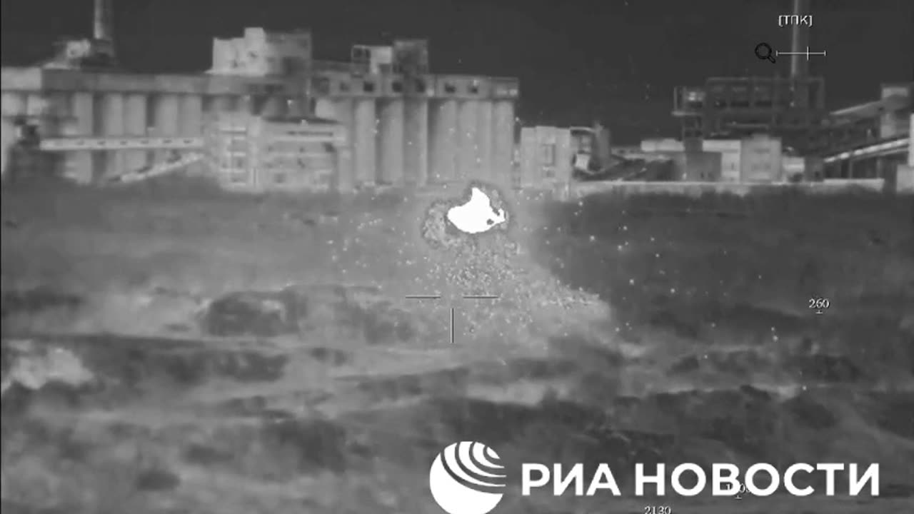 Ukrainian trench hit by a kornet missile ATGM