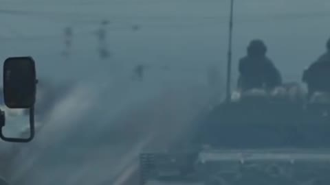 Ukrainian Armored Collum Heading Towards the Front 1