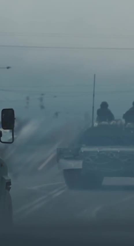 Ukrainian Armored Collum Heading Towards the Front 1