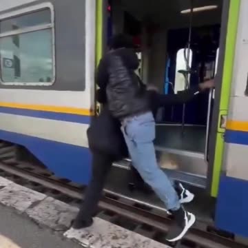 Il controllore era privo di biglietto 😂allora entra in campo " nuove risorse"