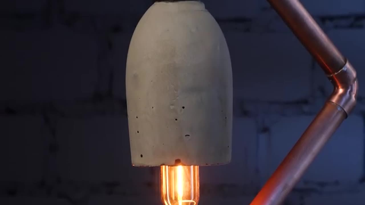 Brilliant Concrete Table Lamp!