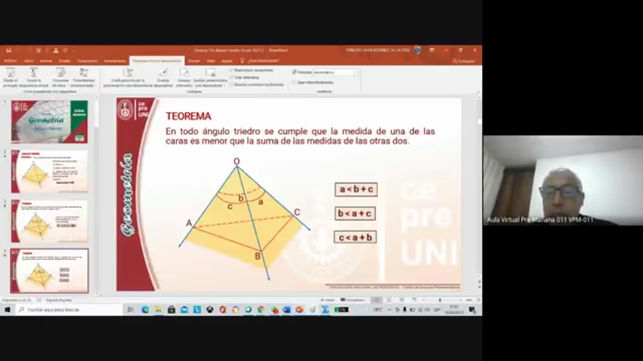 CEPRE UNI 2021 - 2 | SEMANA 13 | GEOMETRÍA S01