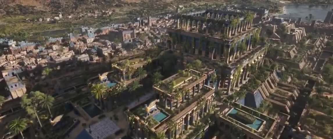 City of Babylon scene from Eternals movie [mystery Baybalon, why is that?] (Is 13:1-22)