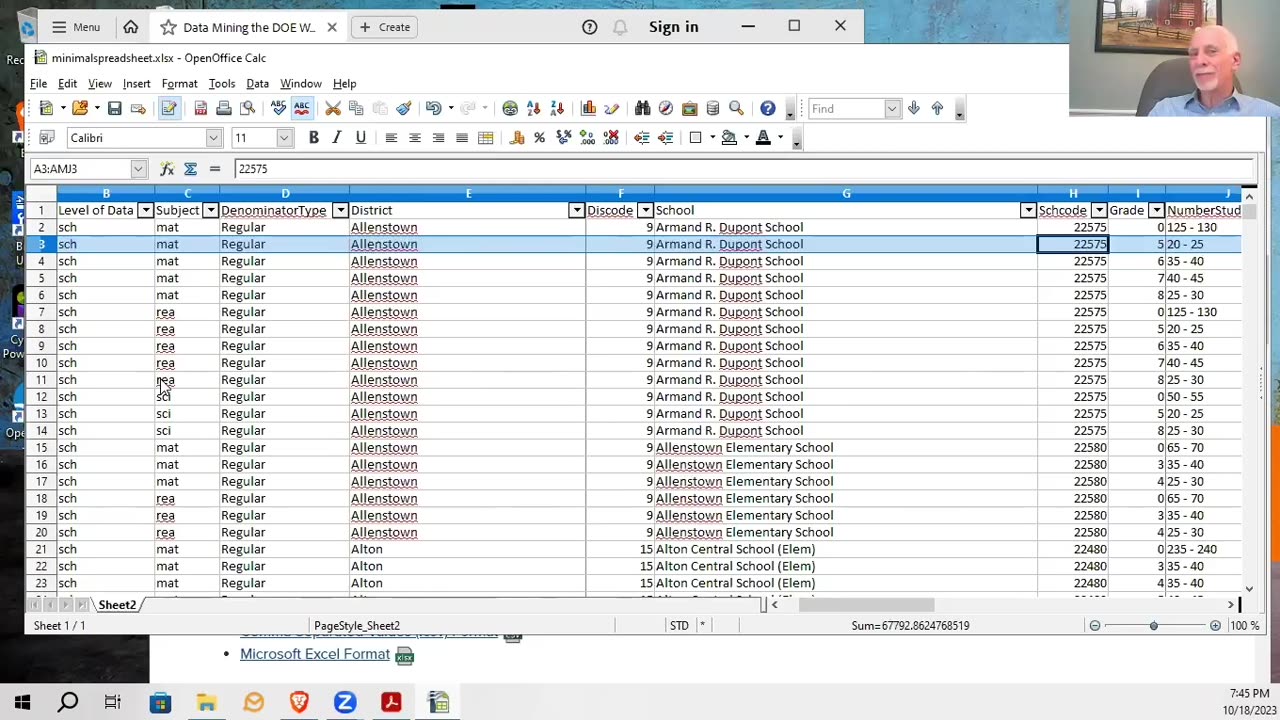 Data Mining the DOE Web Site