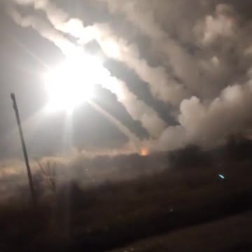HIMARs Night Footage