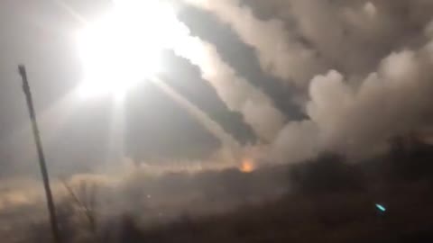 HIMARs Night Footage