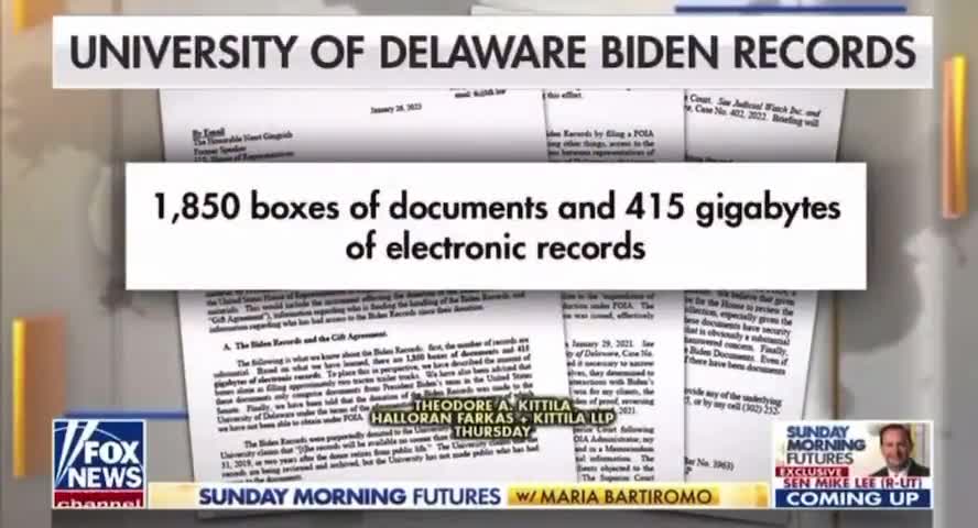 Biden documents scandal includes 1850 Boxes, enough to fill a tractor trailer