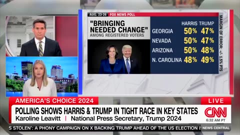 CNN’s John Berman tells Trump press secretary Karoline Leavitt, Kamala Harris was never border czar.