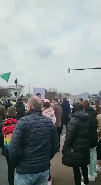 The Irish block roads around RTE