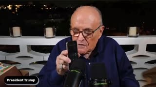 President Trump calls during Rudy’s podcast