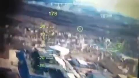 Gun Cam Footage from Ukrainian Helicopter
