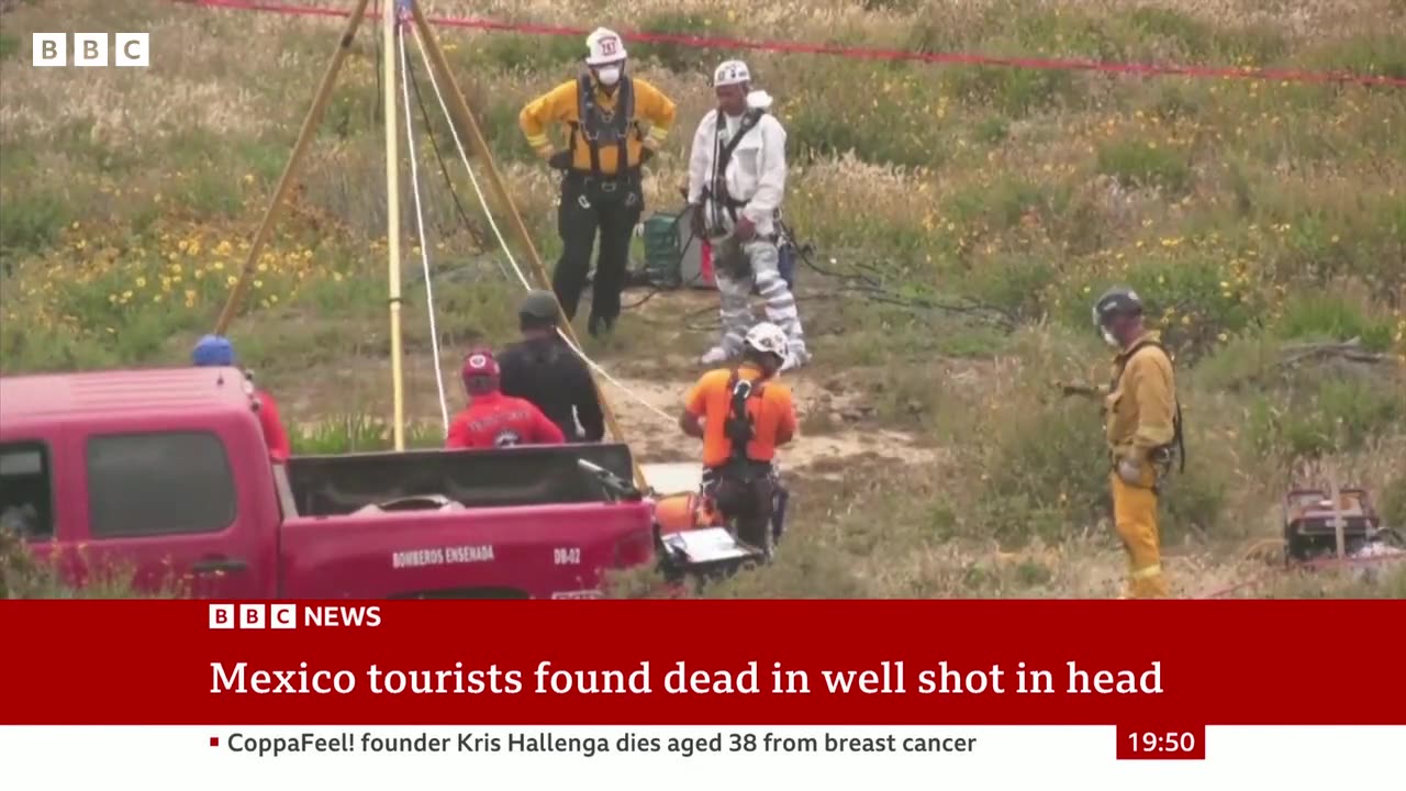 Mexico tourists found dead in well after likelycarjacking | BBC News