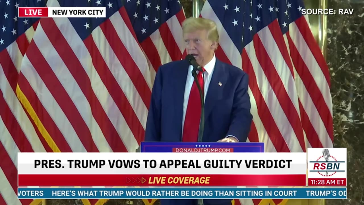 SPEECH: President Trump Holds Major Press Conference After Guilty Verdict - 5/31/2024!