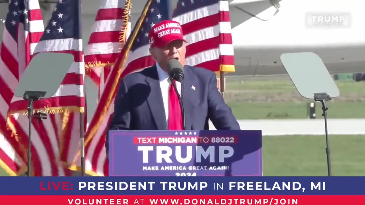 Trump: "...the people of Michigan are going to tell Crooked Joe Biden 'Biden, you're fired!"