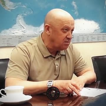 A PMC Wagner advertisement with the late Yevgeni Prigozhin