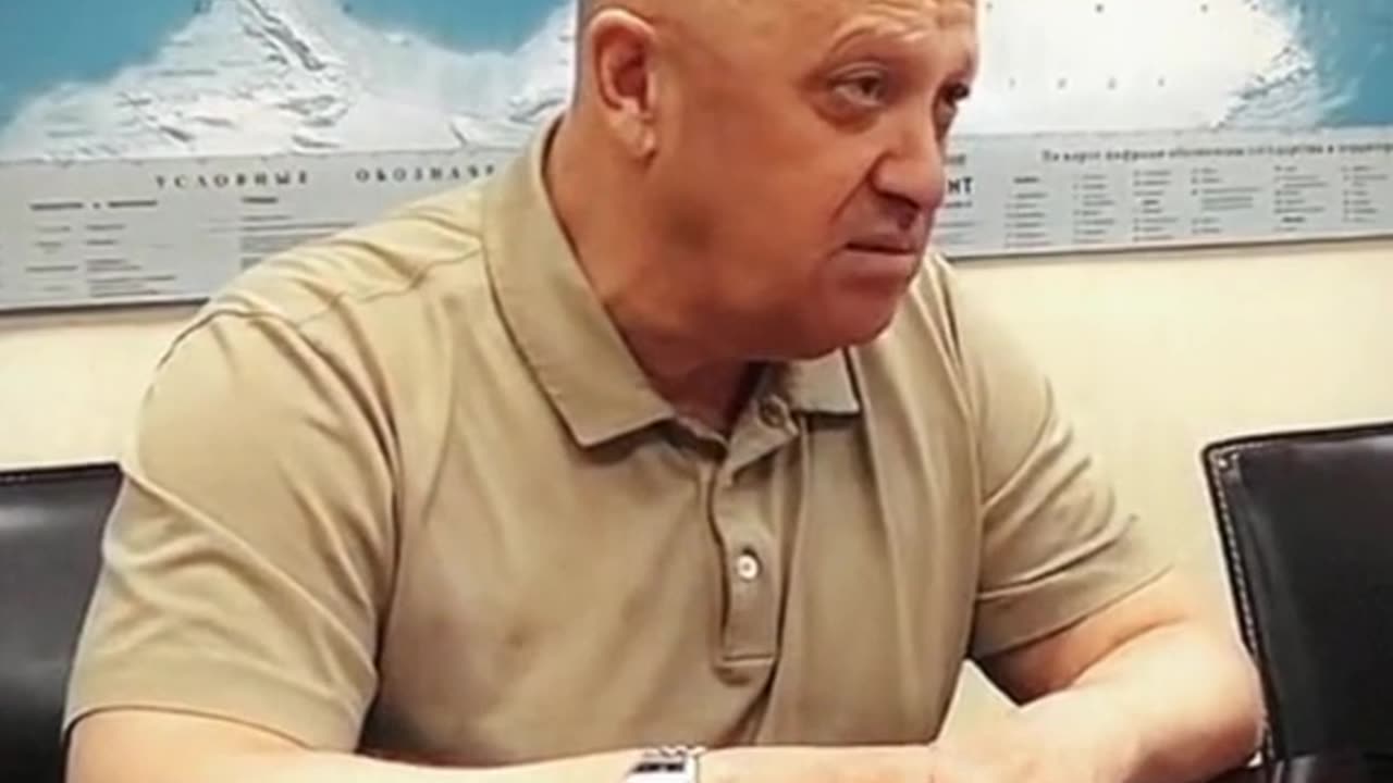 A PMC Wagner advertisement with the late Yevgeni Prigozhin