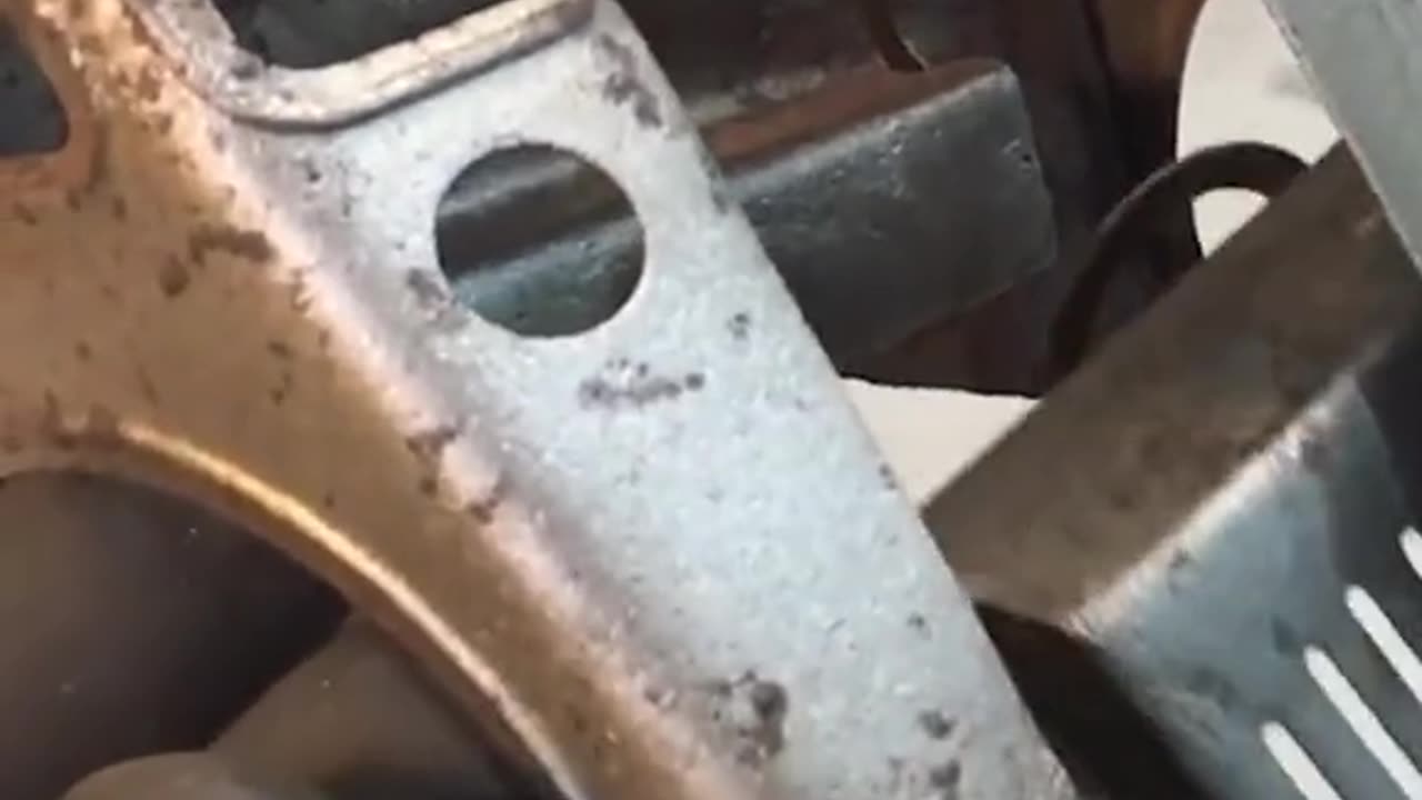 abandoned rusty toy restoration