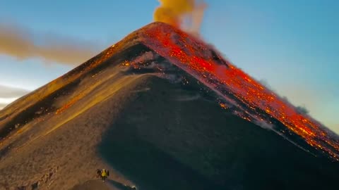 Beautiful Volcanic Eruption