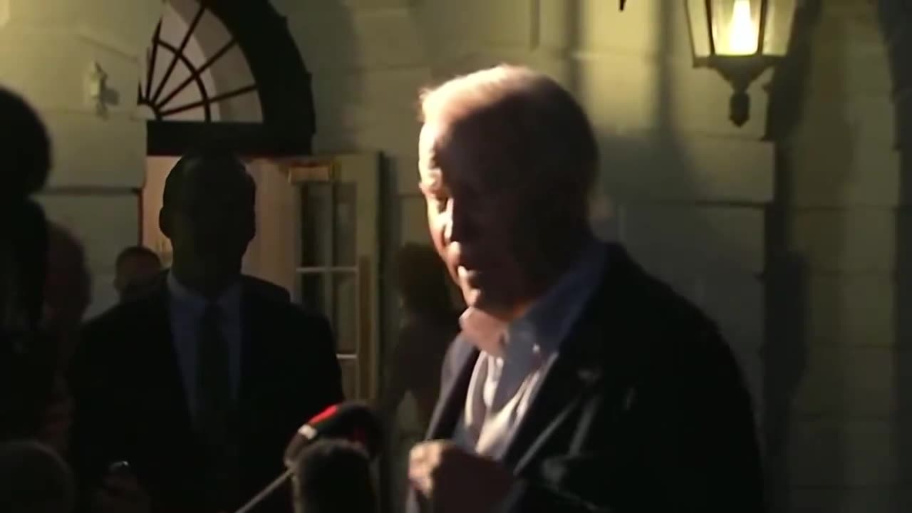 Biden was asked about Hurricane restoration support. Watch what happens...