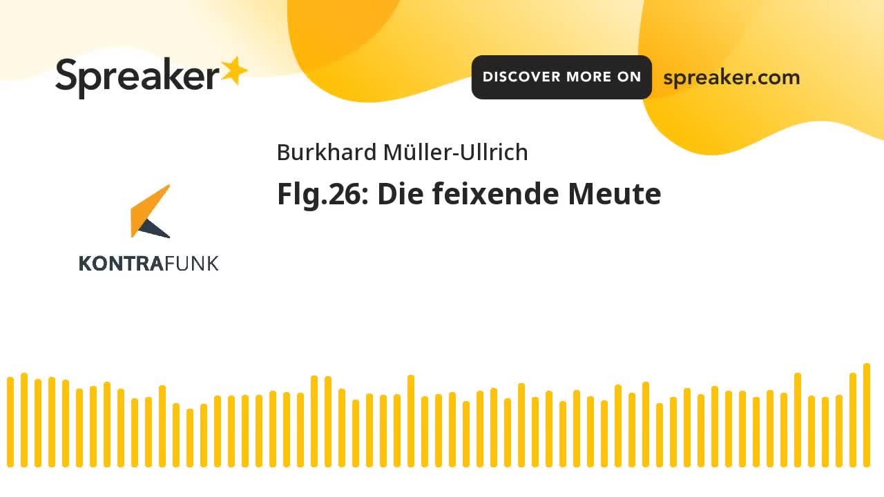 Die Sonntagsrunde mit Burkhard Müller-Ullrich - Folge 26 - Die feixende Meute