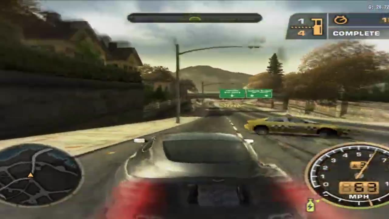NFS Most Wanted Black Edition - Challenge Series Event 31 Gameplay(AetherSX2 HD)